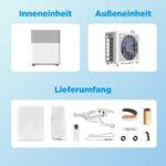 Midea Portasplit Mobile Klimaanlage | Wärmepumpe | A++ Kühlen | A+ Heizen – Bild 4