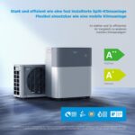 Midea Portasplit Mobile Klimaanlage | Wärmepumpe | A++ Kühlen | A+ Heizen – Bild 8